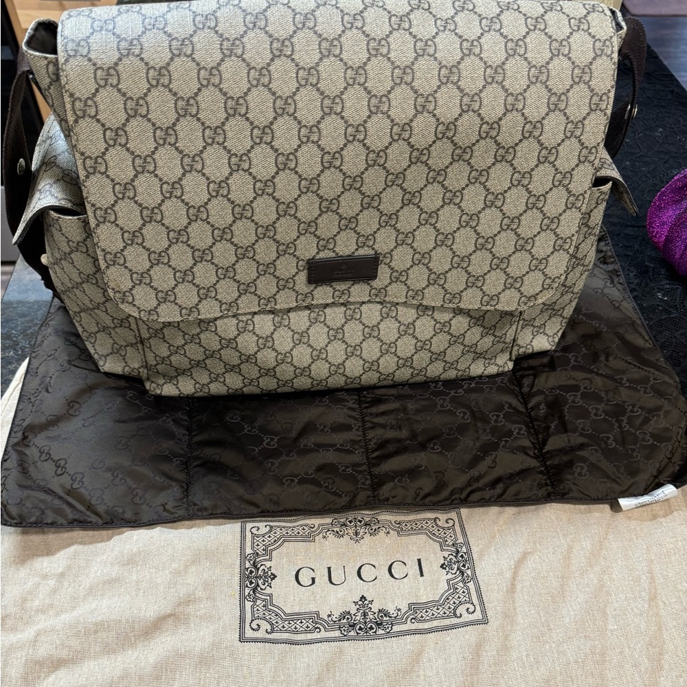 Gucci diaper bag